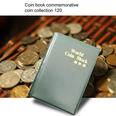 Coin Collectors Collecting Album 120 Coin Holders Green
